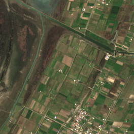 Sentinel-2 gerçek renkli uydu görüntüsü örneği
